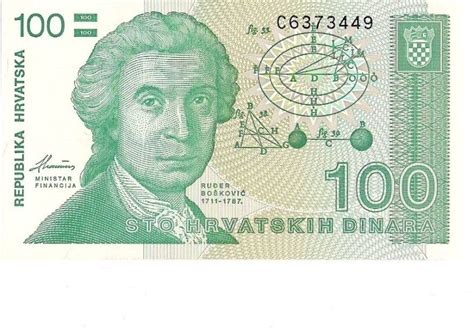 paper money europe croatia  republika hrvatska
