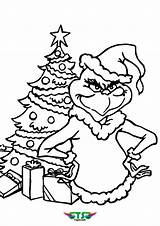 Grinch Coloring Tsgos sketch template