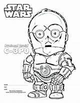Coloring Pages C3po Getcolorings Print sketch template