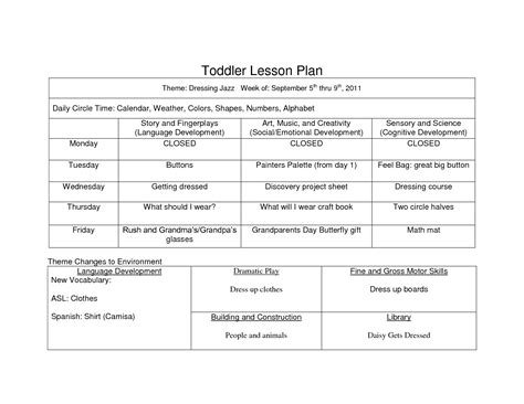 creative curriculum lesson plan template daisy blake