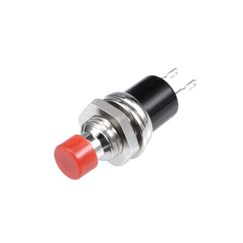 uxcell pcs switches mm red momentary push button switch  flat button spst  automatic
