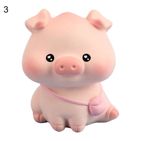 greenred cartoon pig figurine anti fade resin micro landscape pig