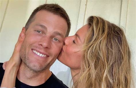 gisele and tom interact on social media for the first pic