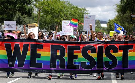 Lgbt Activists Launch Resist March In California To