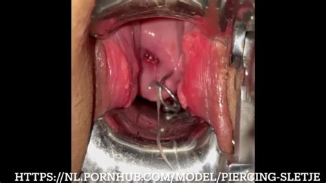 Sounding Her Uterus With Nice View On Her Second Uterus Piercing Xxx