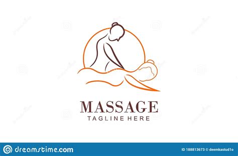 Body Massage Logo Vector Illustration Stock Illustration Illustration