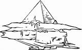 Piramide Pyramide Ausmalbild Egizi Facili Egizie Infantiles sketch template