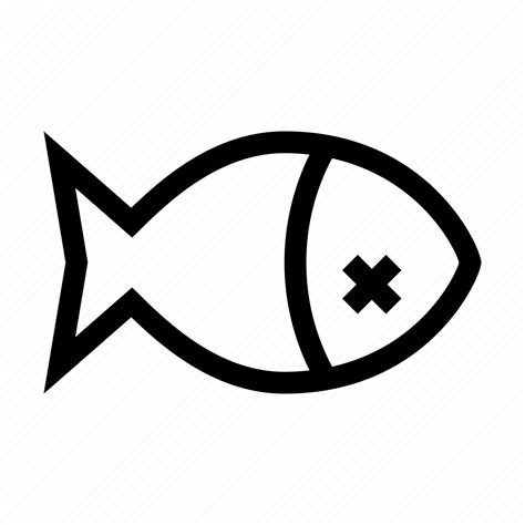 animal dead enviroment fish pollution water icon