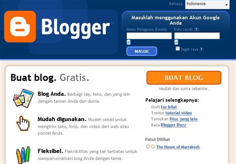 langkah langkah lengkap  membuat blog gratis