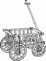 Coloring Pages Wagon Garden sketch template