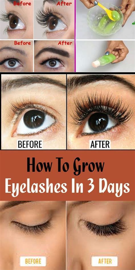 How To Grow Eyelashes In 3 Days Days Eyelashes Grow How To Grow