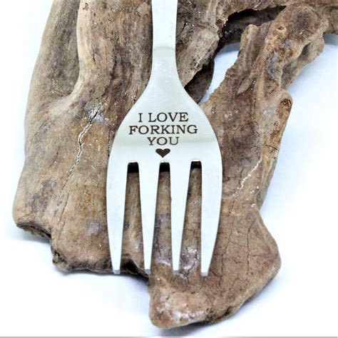 love forking  custom engraved fork custom engraved  etsy