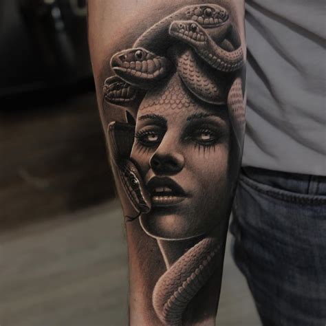 bewitching medusa tattoo designs meaning