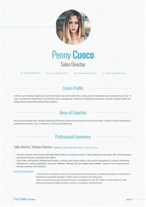 sample resume template gemeni