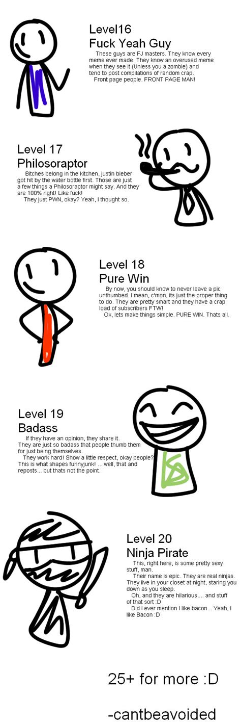level 16 fuck yeah guythese guys are fj masters they know