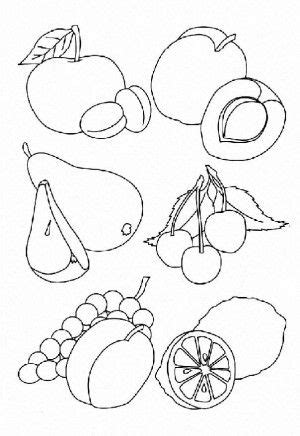 fruits  vegetables coloring page  fruit coloring pages food