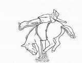 Rodeo Coloring Pages Printable Horse Dancingcowgirldesign sketch template