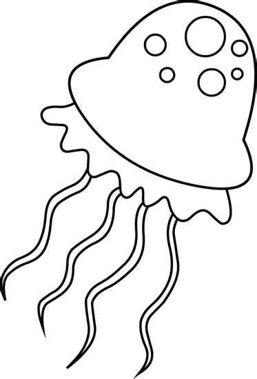 jellyfish coloring page  clip art