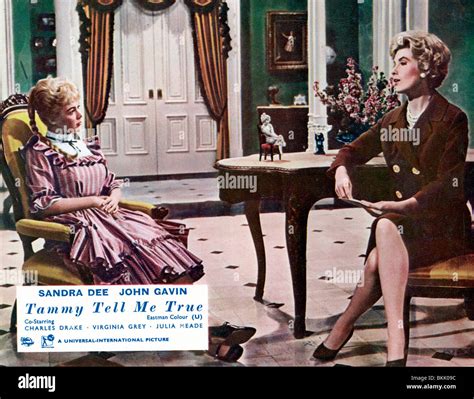 Tammy Tell Me True 1961 Sandra Dee Julia Meade Tatl 002 Foh Stock