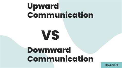 difference  upward downward communication