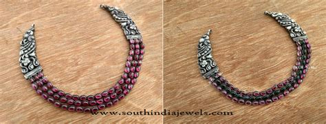 antique indian silver jewellery necklace south india jewels