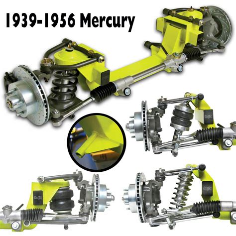 mercury complete ifs front suspension kit disc brake lead sled merc  ebay