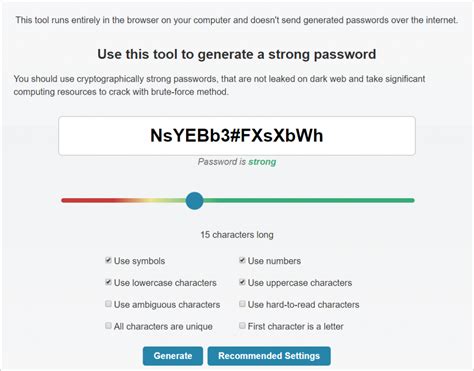 improved password generator tool  id hub