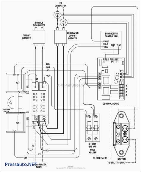 generac  circuit transfer switch wiring diagram generac manual