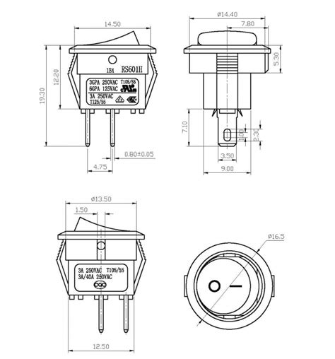 wholesale  pin wiring diagram   rocker switch pin wiring