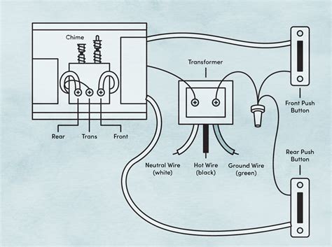 wiring diagram single door bell