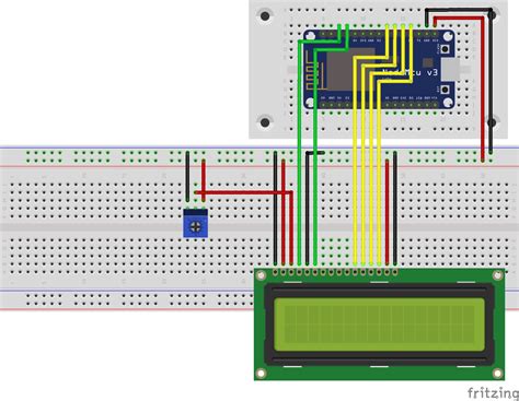 arduino lcd connection diagram  potentiometer wiring diagram  schematics