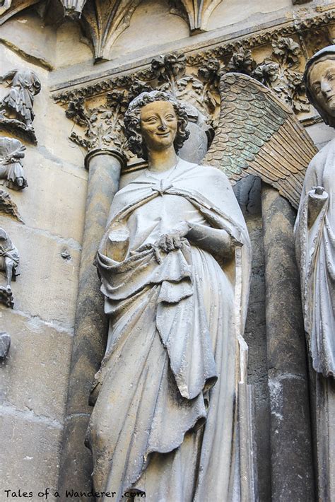 el Ángel sonriente de la catedral de reims tales of a wanderer