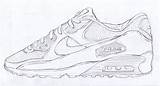 Nike Air Max Drawing Paintingvalley sketch template