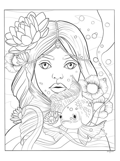 coloring page etsy