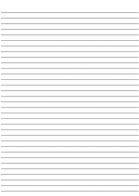 small lined paper template  paper printables writing templates