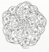 Coloring Celtic Pages Knot Daisy Adult sketch template