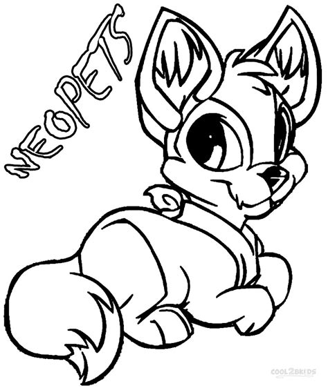 printable neopets coloring pages  kids coolbkids