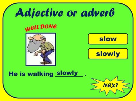 adjective  adverb
