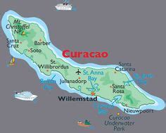 map  curacao curacao underwater park country maps