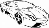 Tuning Coloring Lamborghini Beau Reventon sketch template