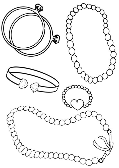 bracelet coloring pages coloring home