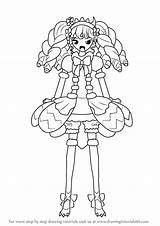 Pripara Drawing Draw Step sketch template