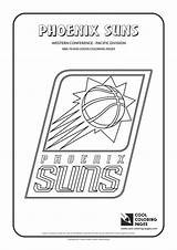 Nba Suns Teams Bucks Bryant Coloriage Vectorified sketch template