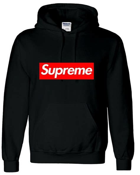 supreme box logo hoodie pullover unisex black grey xssmlxl  quality ebay