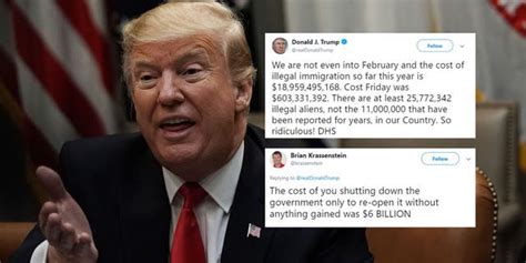 Trump Tweeted About The Cost Of Illegal Immigration And Everyone Is