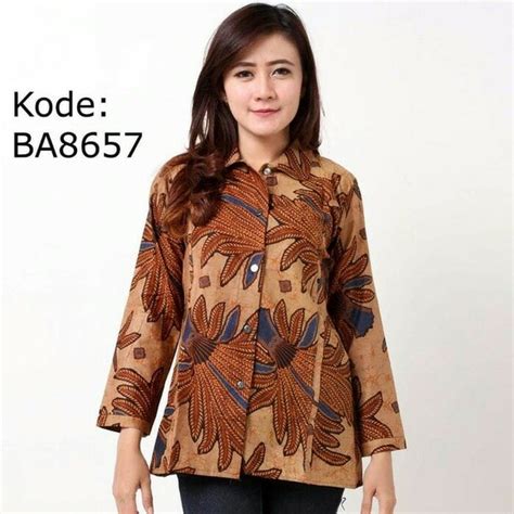 Jual Blouse Batik Yogyakarta Baju Atasan Wanita Blus Batik Jogja Di