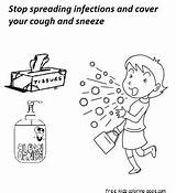 Kids Spreading Stop Coloring Pages Printable Infection Infections Total Views Book 1686 Freekidscoloringpage sketch template