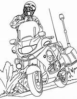 Colouring Netart Jobs Motociclette sketch template