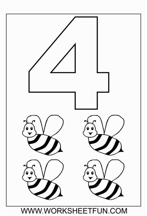 number  coloring pages preschool kindergarten coloring pages