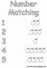 Match Number Coloring Matching Correct Sheet Maths Sheets Mathematics Math Please Print Coloringpages Benscoloringpages Handout Below Click sketch template